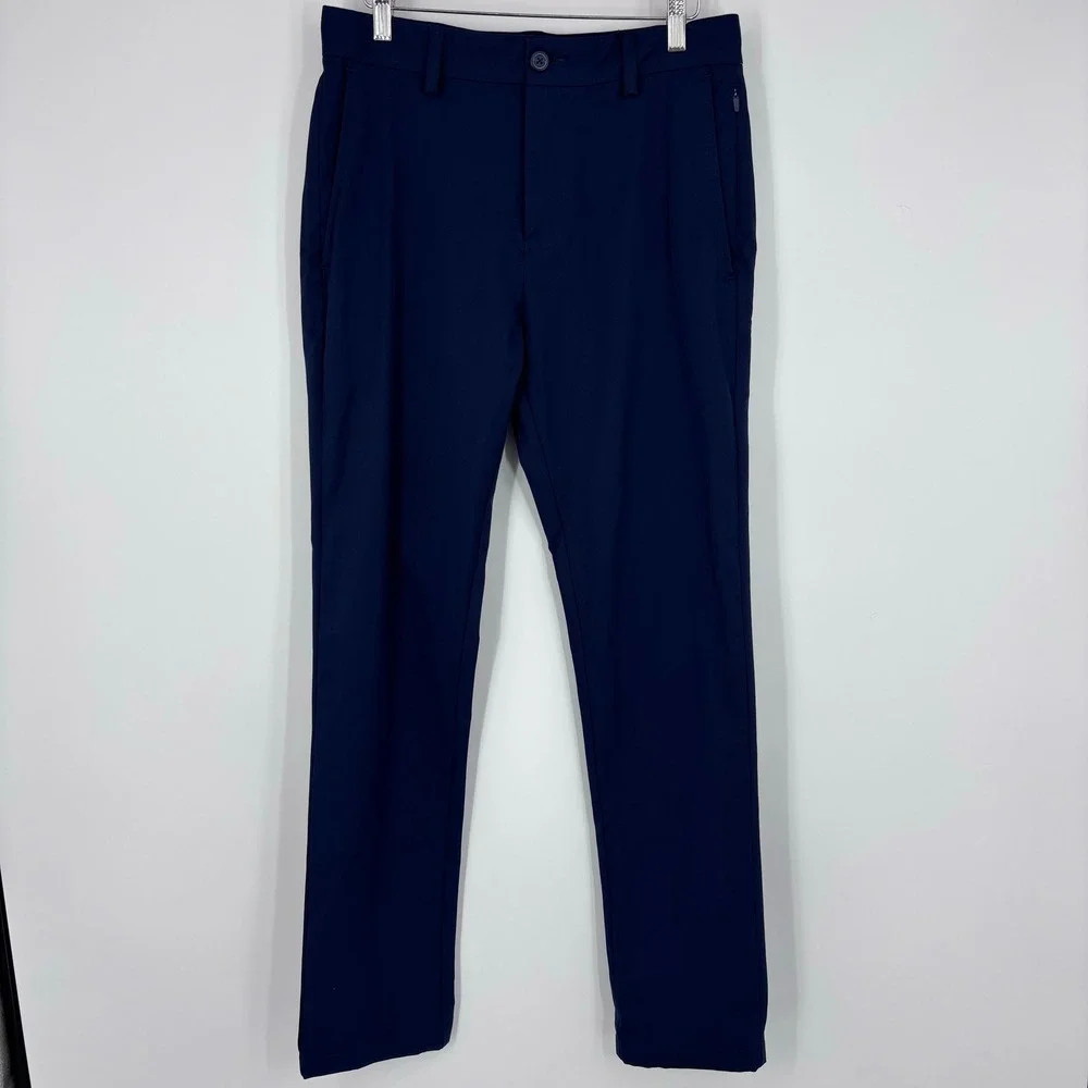 Southern Tide Jack Performance Pants Mens 30x32 Navy Blue Golf Travel Preppy